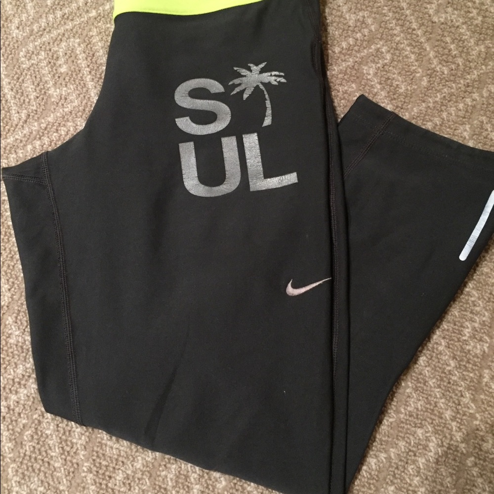 Nike Dri-fit for SoulCycle workout pants size L.